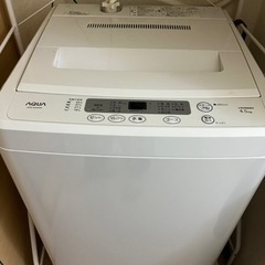 洗濯機　4.5kg 【日付指定あり】
