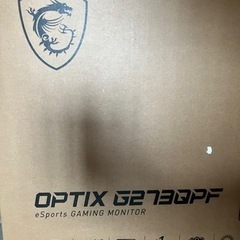 【お取引決定】【美品】Optix G273QPF eSports...