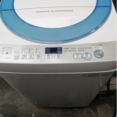 洗濯機　SHARP シャープ　ES-GE70R-A