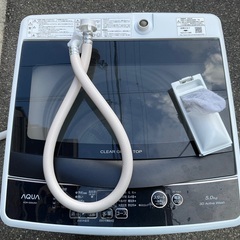 RKGSE-115】特価！アクア/AQUQ/5kg/全自動洗濯機/AQW-G5MJ/中古/2022年製/