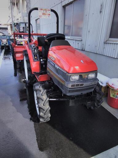 三菱トラクター　MT201 4WD、自動水平、パワステ、自動深さ、ABターン、バックアップ、ダイヤクイックターン、逆転PTO
