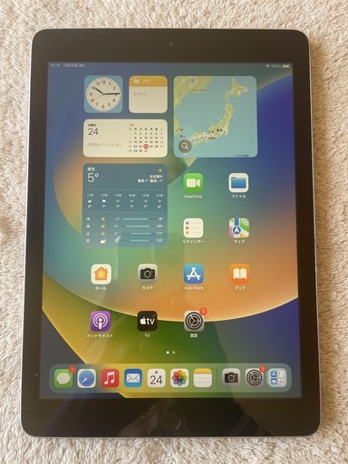 ipad 2017第5世代 wi-fi ３２GB silver バッテリー１００％　１