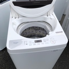 北九州市内配送無料 保証付き 2018年製シャープ SHARP 全自動洗濯機
