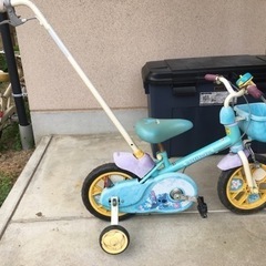 お取り中　子供　自転車