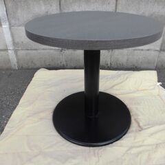 JM18192 丸テーブル黒 <径：約55cm  高さ：約53c...