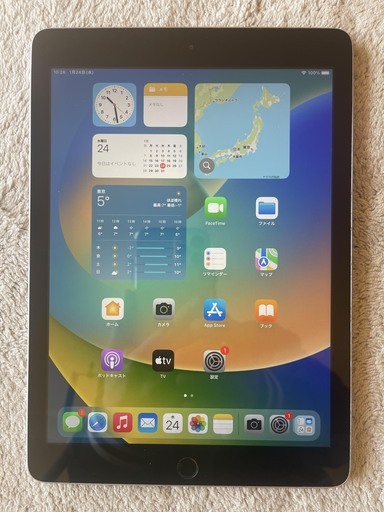 ipad 2017第5世代 wi-fi ３２GB silver バッテリー１００％　２
