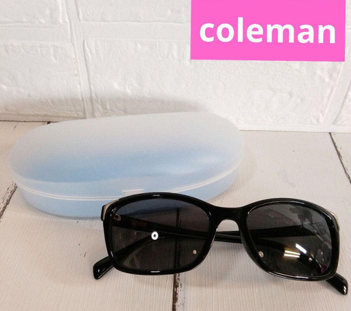 coleman　グラサン　サングラス　CLA04-1 15%　ケース付き