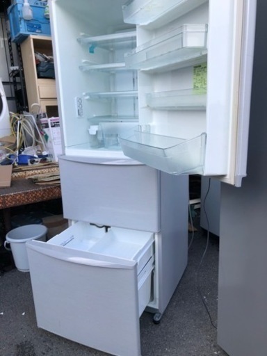 北九州市内配送無料 保証付き TOSHIBA GR-38ZY(W) 375L 冷蔵庫