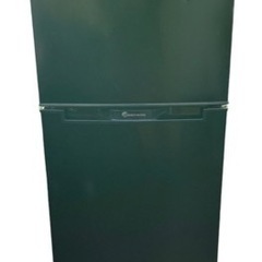 ウィンコド 138L 2ドア冷蔵庫（直冷式）【右開き】ブラック ...