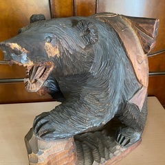 『予約済』木彫りのクマ