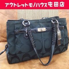 本物 COACH ハンドバッグ 18966 シグネチャー 肩掛け...