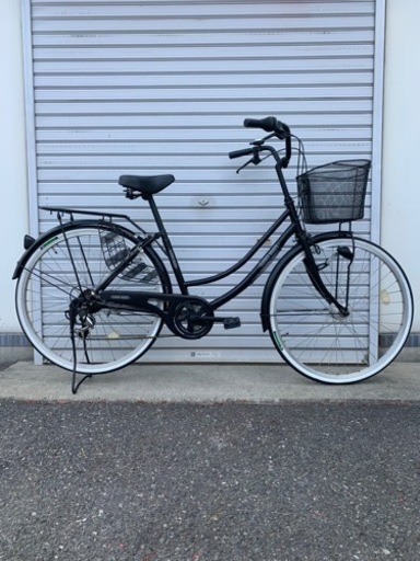 ☆前後タイヤ新古品☆ 26型 LEDオートライト軽快車 防犯登録料込価格︎‼︎