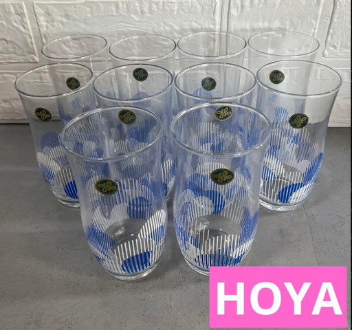 HOYA グラス　10脚セット　【未使用】