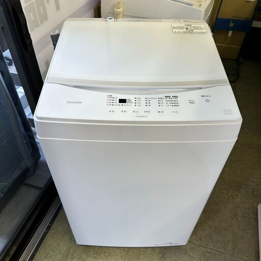IRIS OHYAMA アイリスオーヤマ 全自動洗濯機 6.0kg IAW-T605WL 2022年製