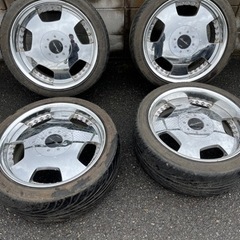 希少 深リム work ユーロライン 19インチ 245/40 r19 pcd139.7