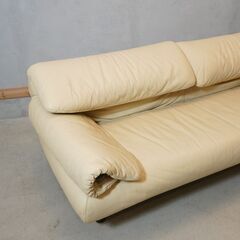 イタリアのメーカーPoltromec(ポルトロメック)のジェミニ 総皮革 2シーターソファーです。背もたれ可動式のハイバック2人掛けソファー。IDC大塚家具取り扱いのワイドソファーです♪