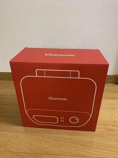 【新品未使用品】ビアントニオ Vitantonio VWH-50-R