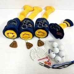 【SOLD OUT！】◆Mizuno + Golf Planner◆ゴルフクラブ セット キャディーバッグ+ミッキーマウス ヘッドカバー等 付属品多数付き