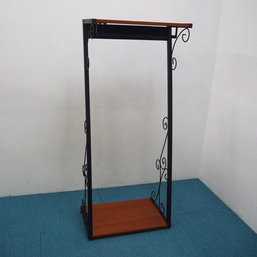 ベルギー製 輸入専門家具ショップ購入品 ハンガーラック 幅60 奥行36 高さ140cm ③ (CA27)