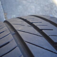 バリ山夏タイヤ195/65R15　アルミセット　中古4本