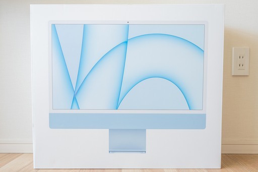美品 iMac M1 7コアGPU 256GB ブルー MJV93J/A 元箱 付属品完備