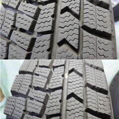 軽自動車用　アルミ付スタッドレス　①　