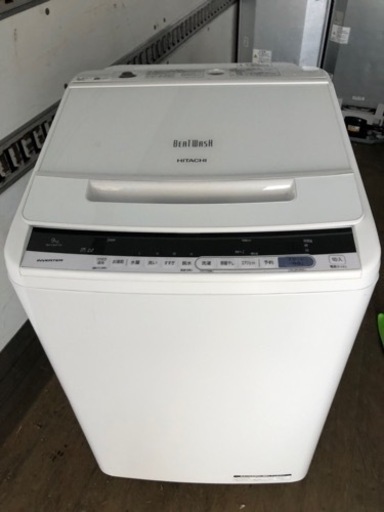 北九州市内配送無料　保証付き　2018年式　HITACHI 全自動電気洗濯機 9kg BW-V90CE6