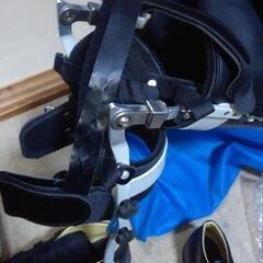 大柄男性用！リハビリ用左麻痺用長下肢装具！2回のみ使用！