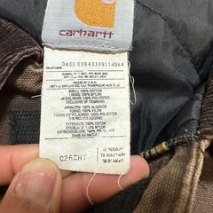 古着 USA製 カーハート トラディショナルジャケット ダックジャケット ワークジャケット ダークブラウン 