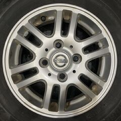 【BS ECOPIA NH200C 145/80R13】夏タイヤ【日産 純正ホイール 13インチ 4J4HPCD100+45】22年製 バリ溝 ルークス モコ デイズ等　(TE267) 