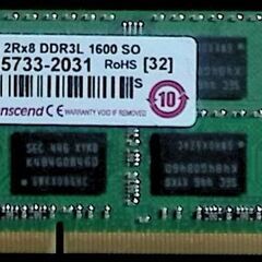 Transcend 8G 2Rx8 DDR3L 1600 S0