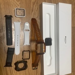 アップルウォッチ Series 3 38mm GPS シルバー 美品