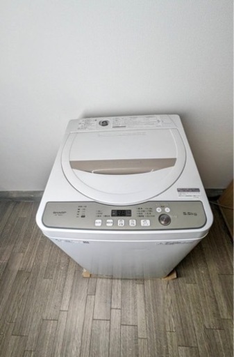 【2019年製】SHARP 洗濯機 ES-G55UC-N  5.5kg