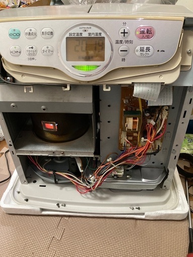 341 日立 石油ファンヒータ OVF-309K 分解 石油ファンヒーター 