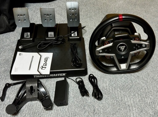 Thrustmaster T248 ハンドルコントローラー (使用時間30分ほど)