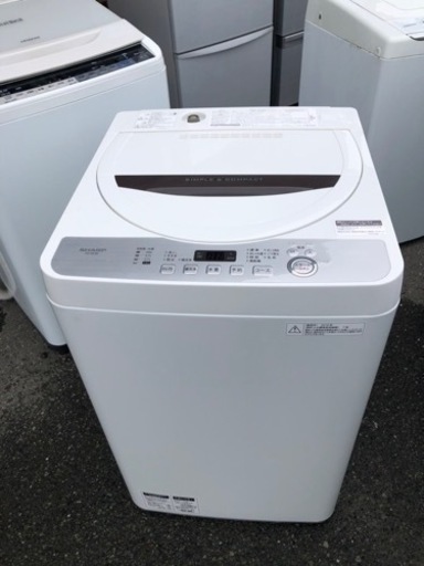 福岡市内配送設置無料　シャープ SHARP 全自動洗濯機 ステンレス槽 5.5kg ブラウン系 ES-GE5B-T