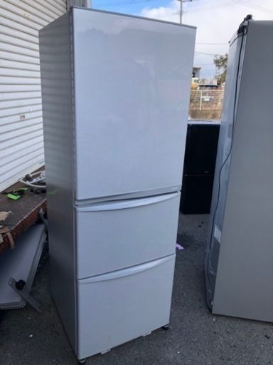 福岡市内配送設置無料　東芝　TOSHIBA GR-38ZY(W) 375L 冷蔵庫