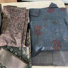 大島紬等　約10品　リメイク等に　呉服・和服・和装