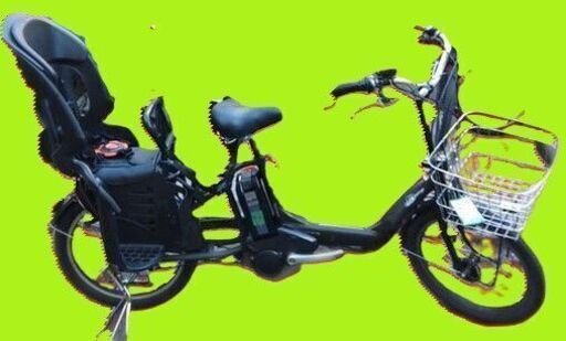 296２０インチ、チャイルドシート、２人乗り、３人乗り、１人乗り電動自転車  安心の無料保証；点検サービス付きバカ良心的な中古電動自転車屋  土日もお子様と土足のまま、いろいろなタイプの電動自転車のご試乗可能です。  バッテリーは、新品の９０％以上の性能を保持してコンディション良好です。  １回の充電で３０ｋｍ以上の走行が可能です。山手線を半周するくらいの距離走れます。  ️オプション無料。後ろチャイルドシートをかごに変更して１人乗りに変更も可能です。  ２０インチ前かご、