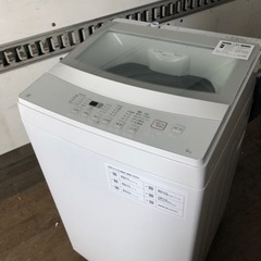 福岡市内配送設置無料　2022年式　ニトリの6.0kg全自動洗濯機  NTR60」