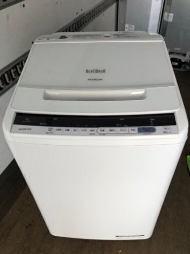 福岡市内配送設置無料　2018年式　HITACHI 全自動電気洗濯機 9kg BW-V90CE6 福岡市内配送設置無料　2018年式　HITACHI 全自動電気洗濯機 9kg BW-V90CE6