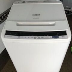 福岡市内配送設置無料 2018年式 HITACHI 全自動電気洗濯機 9kg BW-V90CE6