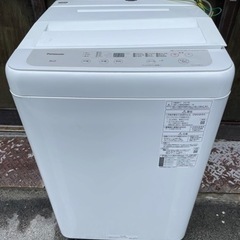 値下げ❗️2021年製  洗濯機 5kg Panasonic N...