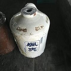 昭和レトロ常滑焼き陶器焼酎瓶2個セット