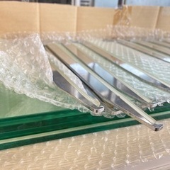 ガラスケース☆90310白1200×450×H1920