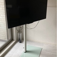 断捨離　シャープ　AQUOS 40テレビ＋壁掛けスタンド