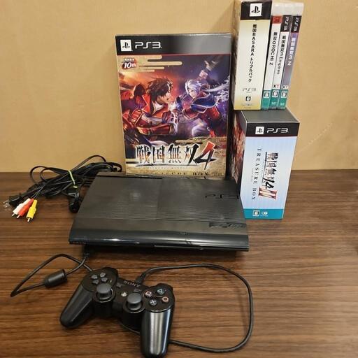 動作品 SONY PS3 CECH-4300C 500GB チャコール ブラック/ソニー プレステ3 プレイステーション ソフト6本セット