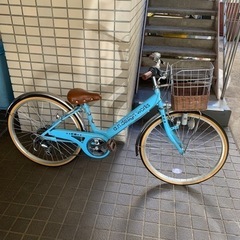 子供用自転車　24インチ　ブルー　ギア付き　a.n.design...