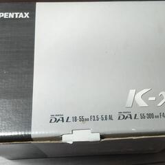 PENTAX k-x 黒 ダブルズームキット