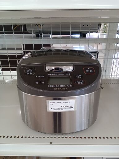 ★ジモティ割あり★ SHARP 炊飯器 KS-S10J  20年製 動作確認／クリーニング済み TC1228